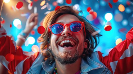 Celebration in the workplace - corporate party fun, team bonding, lively entertainment, joy of colleagues coming together to celebrate achievements and foster a positive work environment.