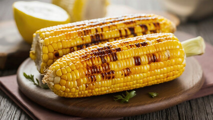 Glistening Grilled Corn on the Cob