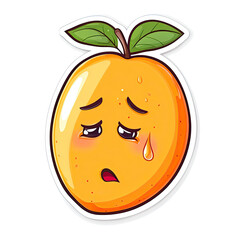 Obraz premium Sad Emoticon Or Emoji, Generative AI