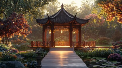 Obraz premium Chinese Garden