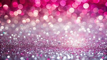 Gradient white and pink glitter bokeh texture background with a fisheye effect, pink, abstract, fisheye, background, sparkling, sparkles, decorative, bokeh, blurred, elegant, celebration