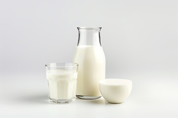 Milk isolated on white background