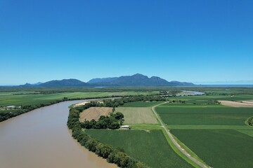 Obraz premium Aerial photo of Halifax Queensland Australia