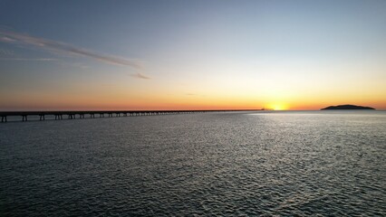 Aerial photo of Lucinda Queensland Australia