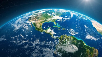 Fototapeta premium Earth is a dynamic planet, constantly changing through natural processes.