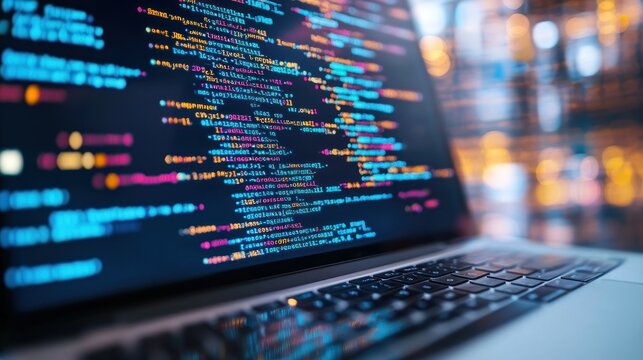  Fascinating world of computer engineering with its blurred bokeh style.