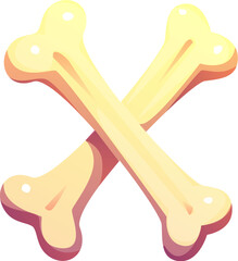 Letter X Halloween font, cartoon evil type, funny scary typeface, spooky alphabet uppercase letter as two crossed bs. Isolated vector abc typography crossbs symbol for festive night celebration