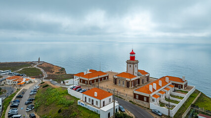 View of Cabo da Roca, the westernmost point of the Sintra Mountain Range and of continental Europe