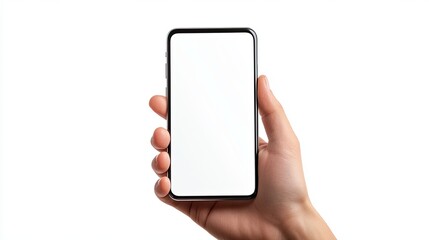 Smartphone clear screen sample mockup