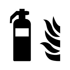 ISO fire prevention safety sign_fire extinguisher symbol only