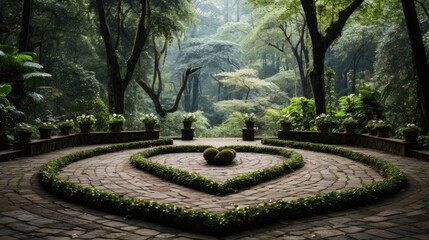 Garden of Cave Shillong Charapungi Heart Shaped U MAW 