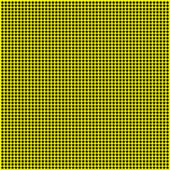 Geometric pattern based on stars on a yellow background. Vector background. One way vision effected background. stars points pattern.