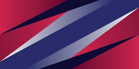 Abstract modern design with red, dark blue and purple colors on overlapping geometric background. Sport style banner concept. Vector.