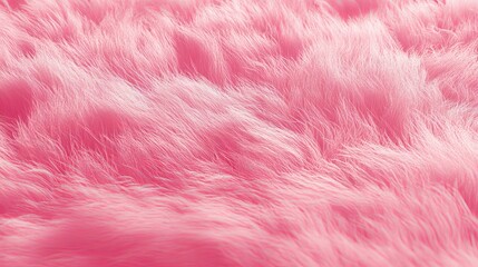 Obraz premium pink fur texture. Closeup of a Glamour vibrant pink texture. Generative AI