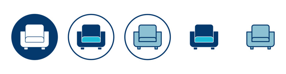 Sofa icon vector isolated on white background. sofa icon illustration. furniture