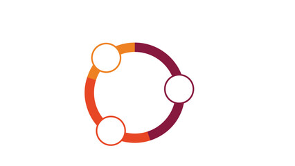 Demographic infographic presentation layout fully editable.