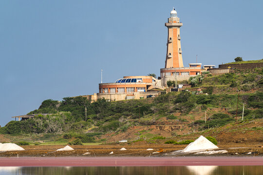 Punta Ballena Lighthouse also known as Pampatar Lighthouse in Margarita Island, Venezuela.