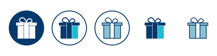 Gift icon vector isolated on white background. gift vector icon.  birthday gift