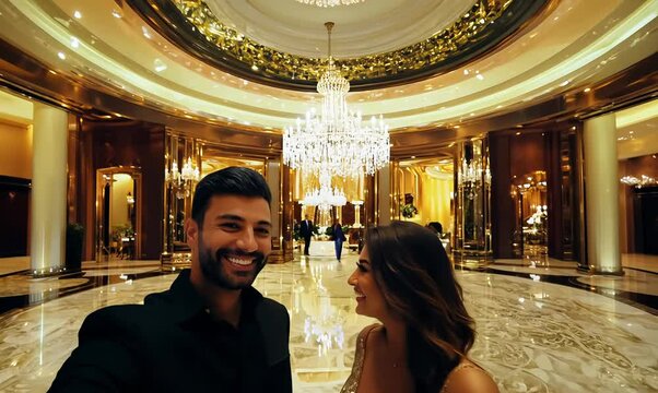 Luxurious Hotel Lobby Experience