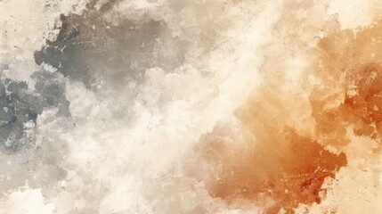 Naklejka premium Contemporary Abstract Artwork Earthy Brushstroke Background Brown Artistic Wallpaper Trendy Watercolor Design Multicolor Artistic Banner Watercolor Texture