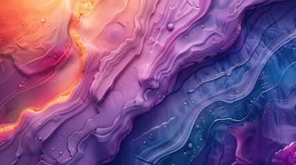 Abstract colorful background with spilled and scattered paint.Delicate colorful banner for your projects Pink,blue and yellow blurred shades