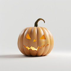 Halloween Pumpkin isolated on white background