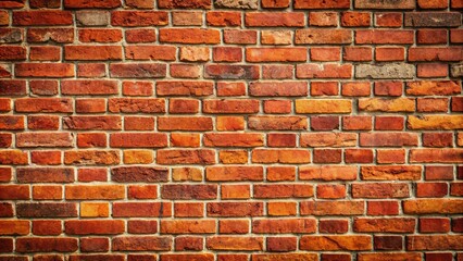 Red brick wall with a rough and textured surface, ideal for background images, background, texture, red brick, wall