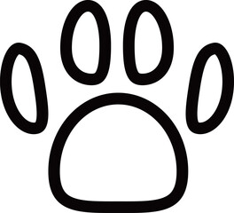 肉球のアイコンイラスト