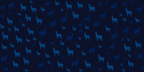 Seamless llama pattern. Perfect for fun and trendy designs.