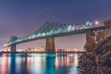 bridge at night