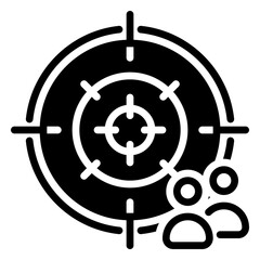 target icon, glyph icon style