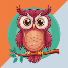 owl bird t-shirt design