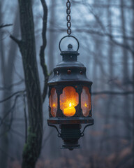 Spooky Halloween Night with Glowing Jack-O'-Lanterns, Haunted House, and Full Moon - Perfect for Halloween Party Invitations, Decorations, and October Festivities"
