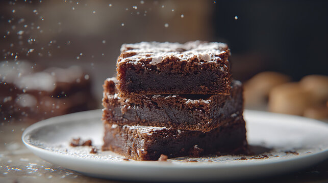 Fudgy Brownies mit knackiger Oberfl&auml;che