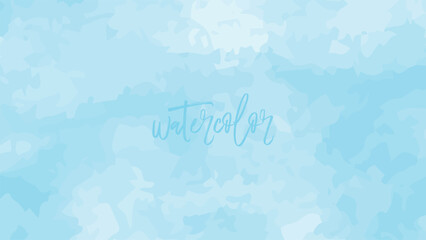 abstract blue watercolor background vector design