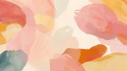 abstract gouache paint background. cute, lovely, romantic, playful and sophisticated impression, dusty rose, apricot beige, muted soft pink.