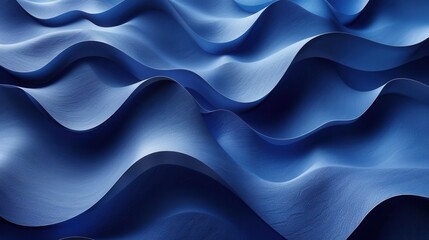 Obraz premium Abstract Blue Waves Background