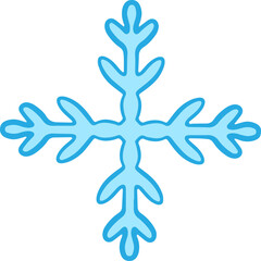 Christmas Snow Cute Card Illustration