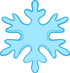 Christmas Snow Cute Card Illustration