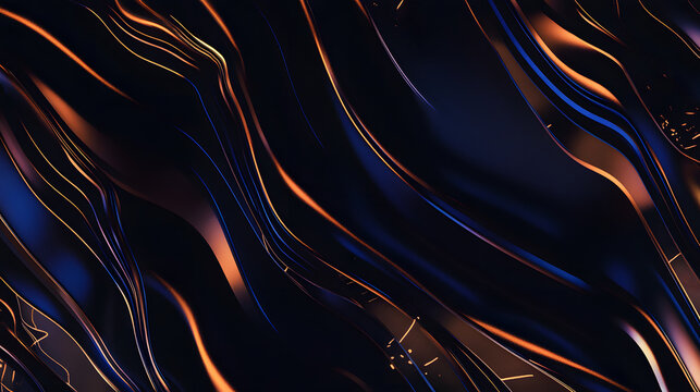 A luxurious menu template featuring deep jewel tones and intricate abstract lines, designed to enhance the sophistication of an upscale dining venue.