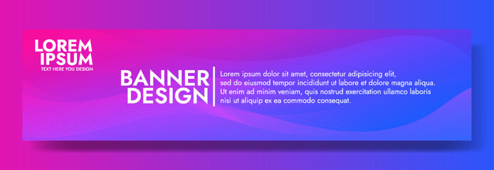 Create visually stunning content with this abstract gradient wave banner, ideal for backgrounds, presentations, and ads