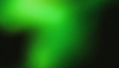 Abstract Green and Black Gradient Background with Textured Surface