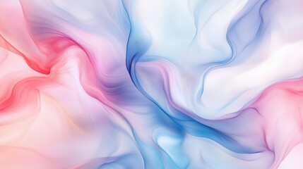 Obraz premium Soft, pastel abstract designs blending seamlessly into each other, creating a calm and soothing background.