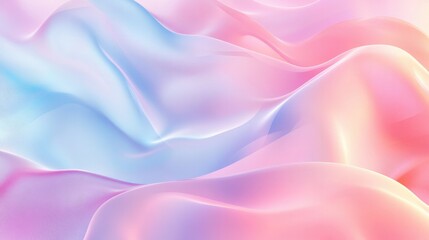 Fototapeta premium Soft, pastel gradients blending seamlessly into each other, creating a serene abstract background.
