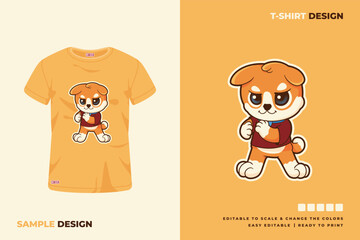 cute cat cartoon t shirt design