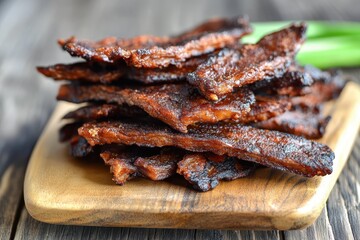 Soy sauce marinated fillet chicken jerky