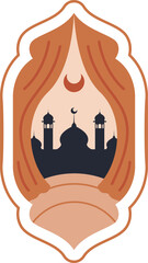 Artistic Islamic Frame