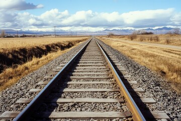 Viewing horse track with rail on opposite side