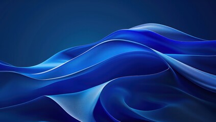 Obraz premium Abstract Blue Waves