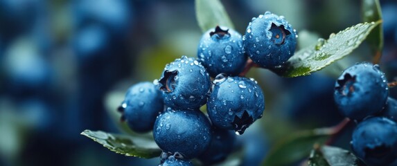 Beautiful blueberry background